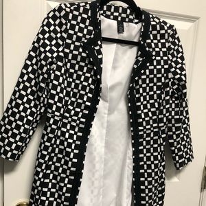 White House Black Market Long Blazer